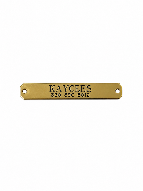 Custom Engraved Halter Nameplate