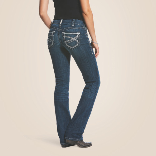 Ariat Mid Rise Stretch Ivy Stackable Straight Leg Jean