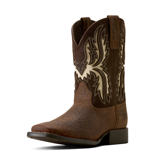 Ariat Youth Driftwood Wide Square Toe Western Boot