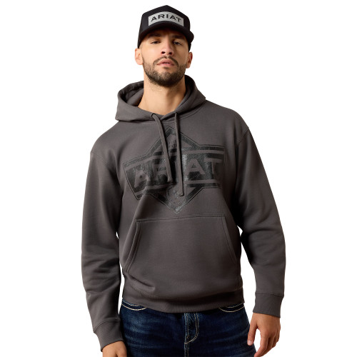 Men's Ariat Leather Diamond Hoodie