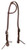 Working Tack Single-Ply Browband Headstall with Tie Bit Ends