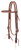 Working Tack Single-Ply Browband Headstall with Tie Bit Ends