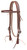 Working Tack Single-Ply Browband Headstall with Tie Bit Ends