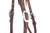 Synergy Burgundy Latigo Leather Performance Headstall