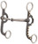 4-5/8" Pony Bit, 2-Piece Snaffle Mouth, Buffed Black