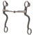 Professional "S" Shank 7" Cheeks Horse Bit, Buffed Black