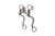 Professional "S" Shank 7" Cheeks Horse Bit, Buffed Black