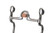 Professional "S" Shank 7" Cheeks Horse Bit, Buffed Black
