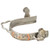 Ladies' Barrel Spurs with Chevron/Floral Design