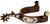 Men's Spurs with Engraved German Silver Trim