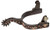 Ladies' Spur with German Silver Floral Trim and Copper Dots