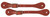 Single-Ply Ladies' Spur Straps, Russet