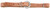 Straight Harness Leather Curb Strap, Russet