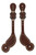 Buckstitch Spur Straps, Oiled Hermann Oak®, Dusk Collection