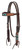 Turquoise Cross Turquoise Beaded 5/8" Browband Headstall