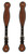 Floret Tooled Spur Strap, Mens