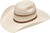 Twister Men's Ivory & Tobacco Bangora Straw Cowboy Hat
