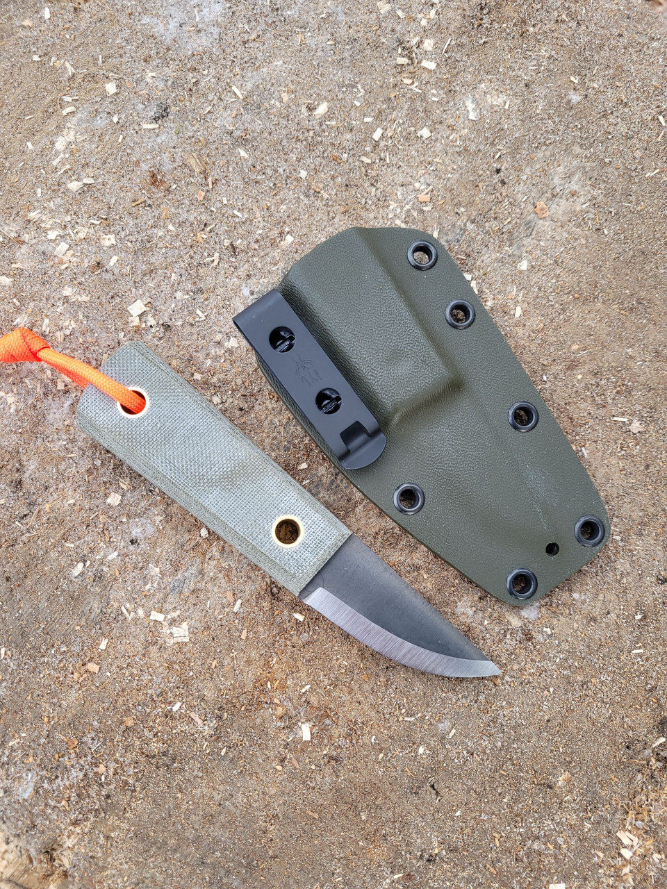 Mini Spike O.D. Green TeroTuf Kydex Sheath - Bens Outdoor Products LLC