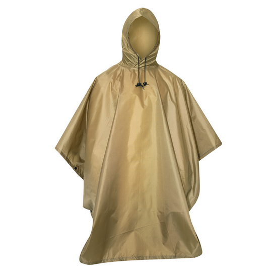 Rothco G.I. Type Rip Stop Poncho Coyote Brown 56x90