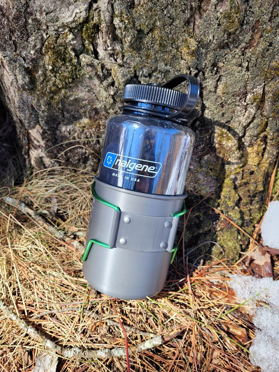 Nalgene Olicamp Combo Space Saver mug + 32 oz. Grey Bottle - Bens