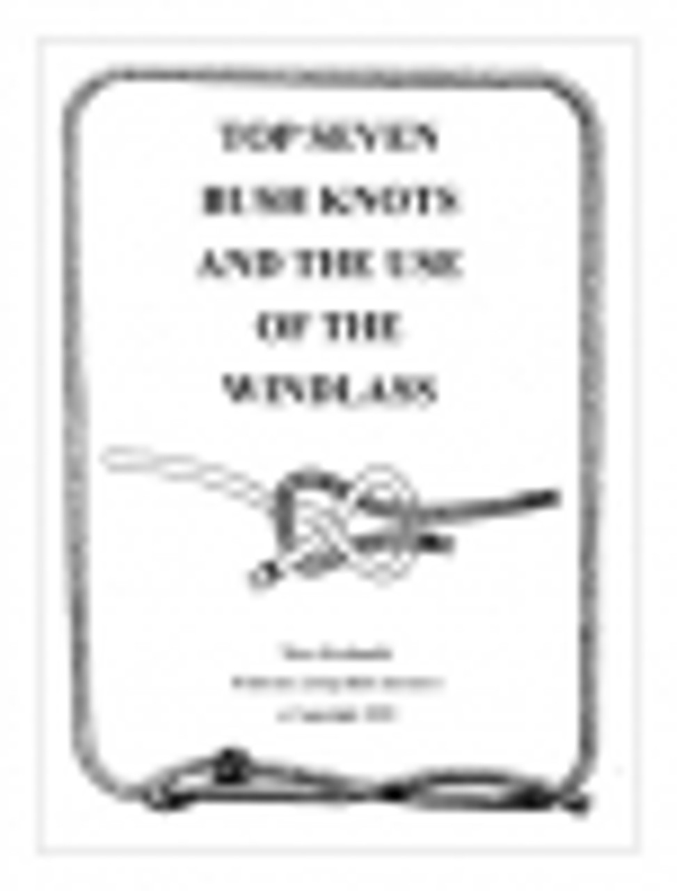 Mors Kochanski Booklet Top Seven Bush Knots