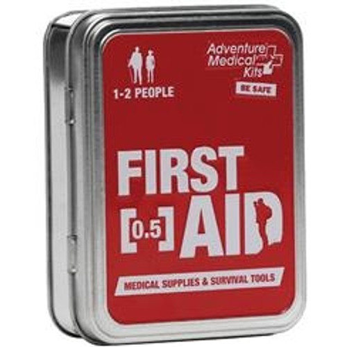  Adventure Medical Kits .5 First Aid Tin W/ Rescue Howler Whistle.