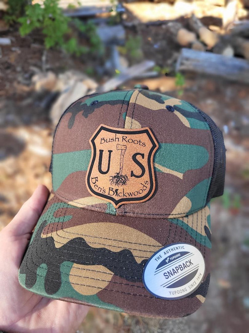 Bush Roots Woodland Camo Hat