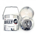 Zebra 14cm Billy Bush Pot W/SS Lid Clips