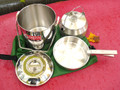 Zebra 16cm Billy Pot W/SS Clips GSI Stainless Kettle Combo