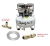 This Chiropractic Table Quiet Air Compressor will Power 4 Chiropractic tables and , Run 2 Tables to adjust on at the same time. This Chiropractic Table Quiet Air Compressor is Oil Less so it takes less maintenance that the Silent Air compressor .The Chiropractic Table  Quiet Air Compressor has a decibel rating of 60 a Silent Modern refrigerator has rating of 30.