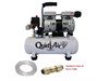 CHIROPRACTIC TABLE SMALL QUIET AIR COMPRESSOR WITH 25 FT AIR LINE, CONNECTORS, AND 6FT CORD COVER, COMPRESSOR, QUIET COMPRESSOR, OIL-LESS COMPRESSOR, AIR LINE, CORD COVER