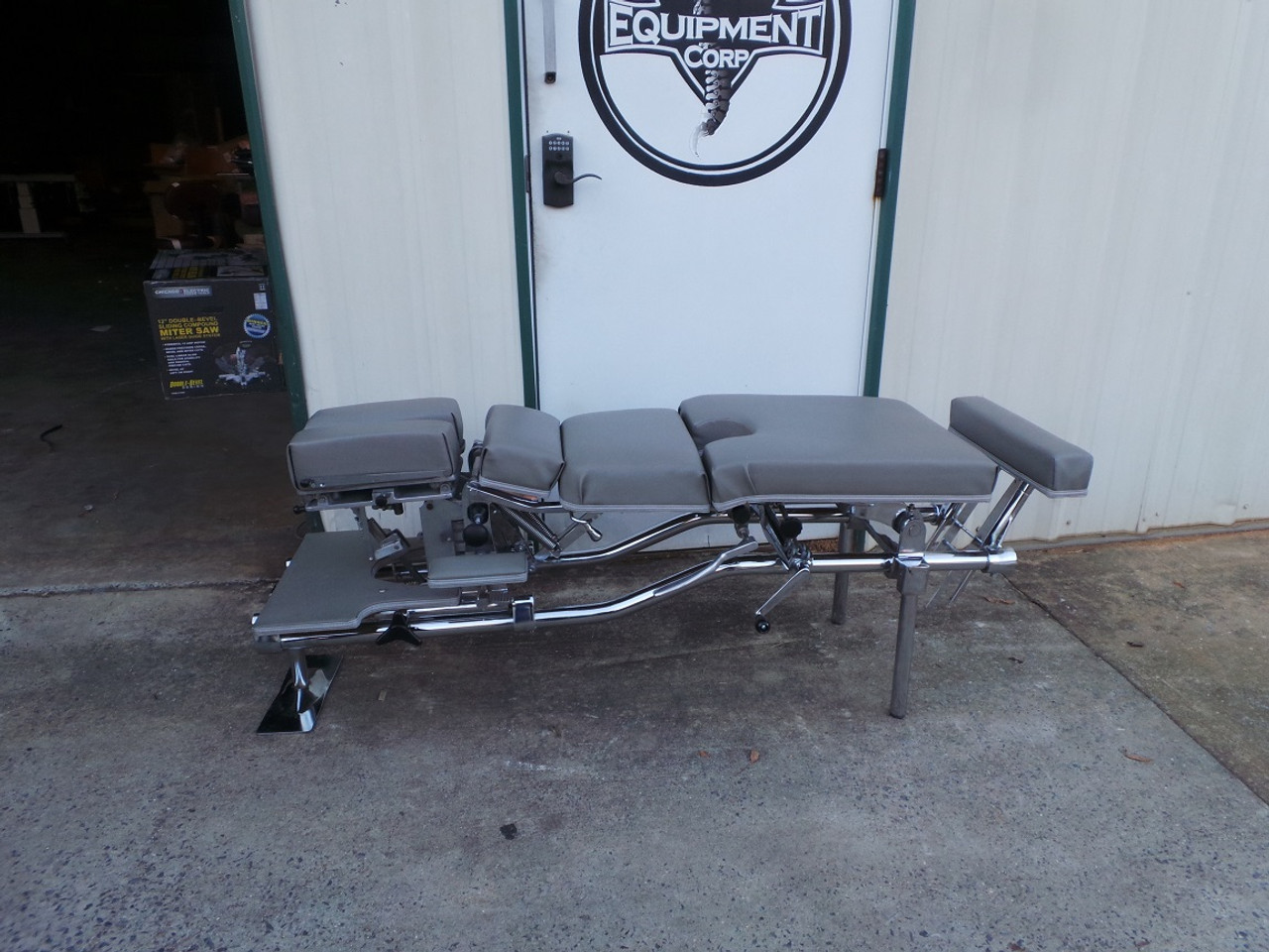 Used Zenith 55F Stationary Table with Cervical & Pelvic Drop