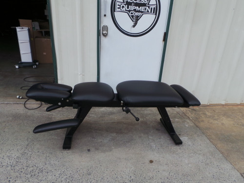 Used Chattanooga Ergo Bench Table with Pelvic Elevation and Pelvic Drop- NEW Black Top