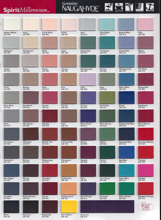 SM color chart