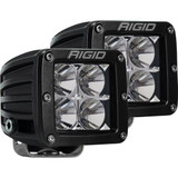 Rigid Industries D-Series PRO 3" LED Flood Light Set - Surface Mount  | Black Housing | Pair of 2