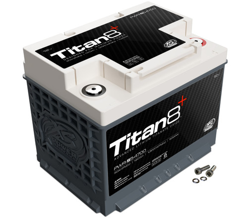 XS Power Titan8 PWR-S5-4700 - 12v Lithium (LTO) Battery | Underhood Safe, Group 47