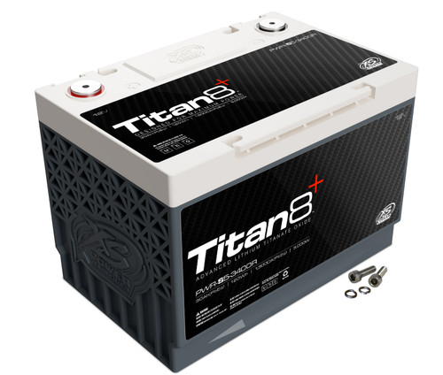 XS Power Titan8 PWR-S5-3400R - 12v Lithium (LTO) Battery | Underhood Safe, Group 34R