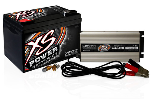 XS Power XP1000CK1 XP1000 16V Battery and HF1615 16V, 15A IntelliCharger Combo Package for Racing
