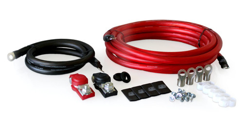 XS Power RK2GA-1, 2AWG, Light-Weight Racing Single Battery Cable Kit