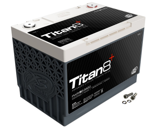 XS Power Titan8 PWR-S6-3400 - 14v Lithium (LTO) Battery | Underhood Safe, Group 34