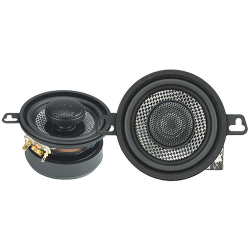 American Bass 3.5" 2 Way Coaxial Speaker w/ Neodymium Swivel Tweeter 80W 4 Ohm SQ 3.5