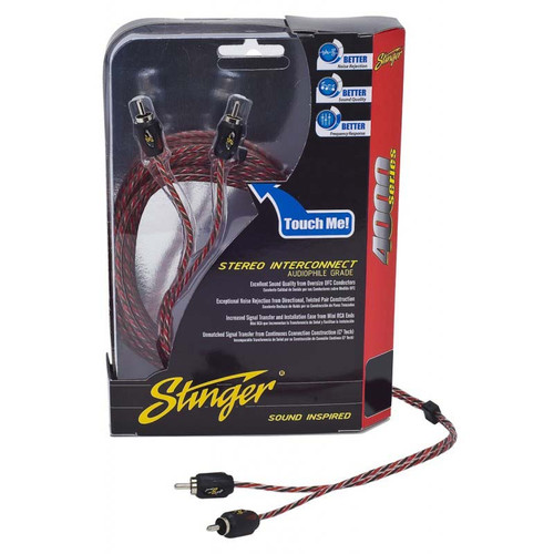 Stinger 2-Channel (9FT) RCA Cable - 4000 Series, SI429