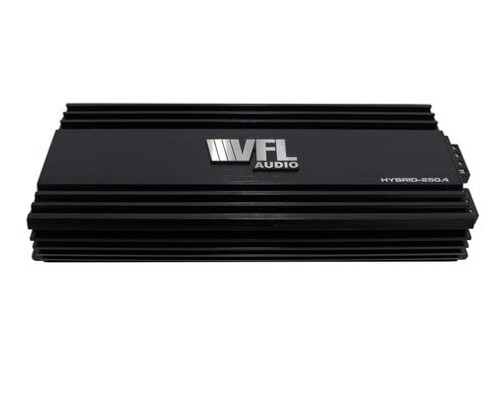 VFL Audio Hybrid-250.4 Class A/B 4-Channel Amplifier, 250 Watts All Car Audio 12 Volt & Beyond