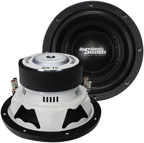 Resilient Sounds RS 10, 500 RMS, Entry Level Subwoofer, Dual 4 Ohm