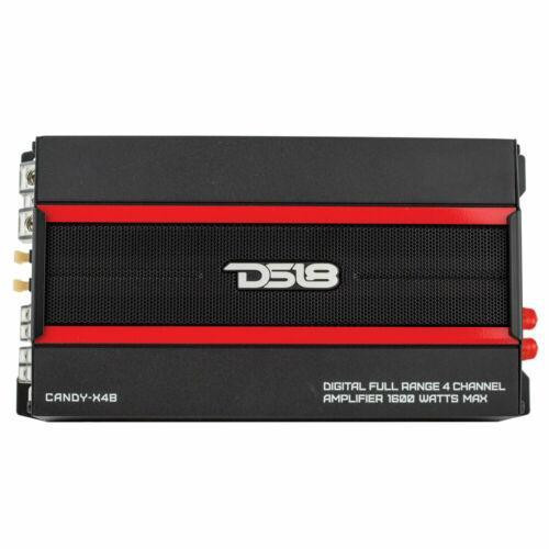 DS18 CANDY CANDY-X4B 1600 Watts Max 4 Channel Amplifier Car Audio Mini amp