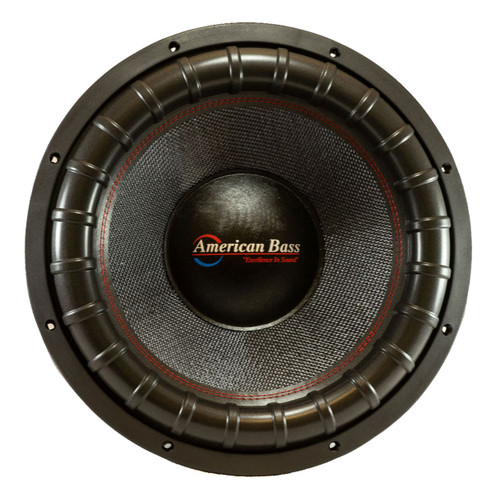 American Bass Godfather 18" Competition Subwoofer, D1/D2 Voice Coil, 3000 Watts RMS/6000 Watts Max