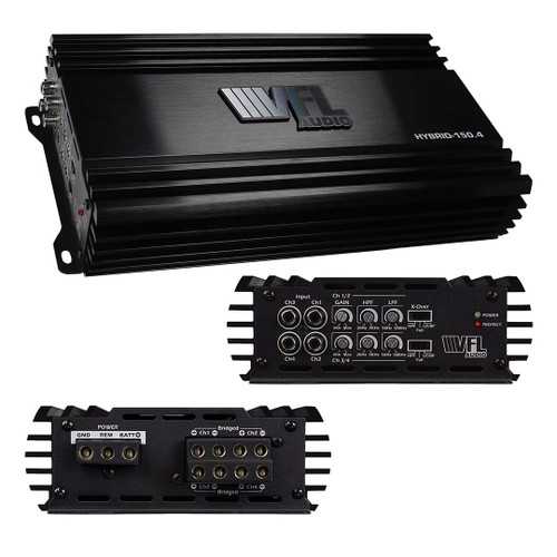 VFL Audio Hybrid 150.4 4-Channel Amplifier All Car Audio 12 Volt & Beyond