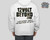 White Hoodie with Camoflauge Image / Text