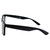 AlterImage Jive Sports Retro Sunglasses for Men or Women Black Frame w/Silver Metal Accent & Smoke Lenses