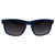 AlterImage Drift Sports Fashion Retro Sunglasses for Women Blue Frame w/Silver Metal Accent & Gradient Smoke Lenses